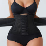 Load image into Gallery viewer, New Adjustable Waist Trainer for Women Double Belts Neoprene Corset with Zipper Workout Cincher for Tummy Control &amp; Back Support

