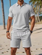 Load image into Gallery viewer, 2026 Men's Short-Sleeved T-Shirt and Sports Shorts Set Casual Sportswear Fashionable Summer
