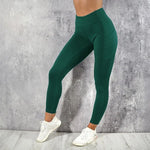 Load image into Gallery viewer, Yoga Fitness Women Leggings High Waist Tights with Pocket Gym Workout Running Stretchy Sexy Butt Liftting Casual Skinny Pants
