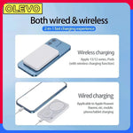 Load image into Gallery viewer, 3 in 1 Magnetic Wireless Power Bank Portable Charger Fast Charging Powerbank 10000mAh External Battery For iPhone iWatch AirPods
