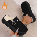 Load image into Gallery viewer, Women Slippers 2025 New Comfortable Indoor Slides Women Retro Warm Plush Lined Shoes Noise-reducing Family Slippers Easy To Wear

