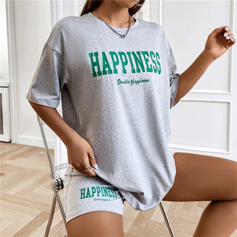 Women Brooklyn Pajamas T- shirt Set