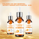 Load image into Gallery viewer, Vitamin C Serum with Hyaluronic Acid – Fast-Absorbing, Deep Hydration, Non-Greasy, 24-Hour Nourishment for Instant Glowing Skin

