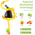 Load image into Gallery viewer, BioloMix 200W Cold Pressed Juicer with 78mm Feed Slot, Crushed Juice Extractor Fits Whole Fruits and Vegetables, Easy to Clean
