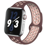 Load image into Gallery viewer, Silicone Strap For Apple Watch Band 45mm 44mm 40mm 49mm 41mm 38mm 42mm Sport bracelet iWatch Ultra 2 Series 9 8 7 6 se for nike

