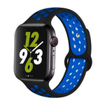 Load image into Gallery viewer, Silicone Strap For Apple Watch Band 45mm 44mm 40mm 49mm 41mm 38mm 42mm Sport bracelet iWatch Ultra 2 Series 9 8 7 6 se for nike
