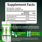Load image into Gallery viewer, Lotus Leaf Extract Tea Polyphenol Capsules Detox &amp; Fat Burner Night Enzymes, Appetite Suppressant Diet Pills
