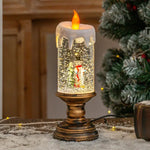 Load image into Gallery viewer, Christmas decorations: candles, crystal lights, cartoon snowflakes, birthday and Christmas gifts, scene setups
