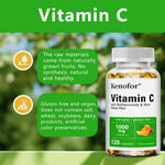 Load image into Gallery viewer, Vitamin C 1000 Mg - with Citrus, Rosehip, Immune Support, Collagen Production, Skin Health, Antioxidant, 120 Capsules
