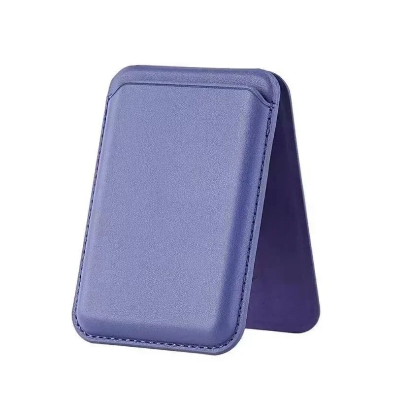 Strong Magnetic Leather Wallet With Hide Stand Case For Magsafe For iPhone 15PM 14 13 Pro Max Mag Safe Card Holder Pocket Cover