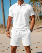 Load image into Gallery viewer, 2026 Men's Short-Sleeved T-Shirt and Sports Shorts Set Casual Sportswear Fashionable Summer
