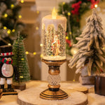Load image into Gallery viewer, Christmas decorations: candles, crystal lights, cartoon snowflakes, birthday and Christmas gifts, scene setups

