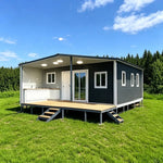 Load image into Gallery viewer, Customized Prefabricated Foldable Container Home: Weatherproof &amp; Wind-Resistant Design Construction Site Foldable Dormitory
