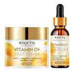 Load image into Gallery viewer, Vitamin C Cream &amp; Serum 2-Piece Set: Optimized Title with Key Ingredients and Safe Efficacy Claims
