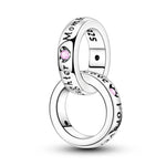 Load image into Gallery viewer, Original 925 Sterling Silver Charms Heart Bead Love Mom Pendant Fit Original Bracelet For Women DIY Jewelry Mother's Day Gift
