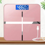 Load image into Gallery viewer, LED Display Weight Loss Weighing Device Smart Body Weight Scale USB Charging Precision Electronic Scale for Home Office Adult

