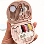 Load image into Gallery viewer, Adorable Pink Sewing Kit: Complete Set with Everything You Need, Compact &amp; Convenient for On-the-Go Fixes
