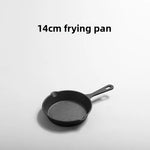 Load image into Gallery viewer, Cast Iron Pan Uncoated Frying Pan Small Frying Egg Pan Household Pan Kitchenware Set Oil Splashing Pan Cast Iron Cookware Frying
