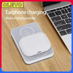 Load image into Gallery viewer, 3 in 1 Magnetic Wireless Power Bank Portable Charger Fast Charging Powerbank 10000mAh External Battery For iPhone iWatch AirPods
