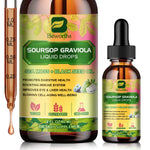 Load image into Gallery viewer, BEWORTHS 60ML Soursop Graviola Extract Drops Black Seed Oil Support Immunity and Kidney Health,Detox,Antioxidation Gluten-Free

