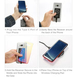 Load image into Gallery viewer, Wireless Charging Receiver Wireless Charging Adapter  Type C MicroUSB Lightning Support for Android Phone Wireless Charge

