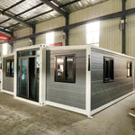 Load image into Gallery viewer, Customized Prefabricated Foldable Container Home: Weatherproof &amp; Wind-Resistant Design Construction Site Foldable Dormitory
