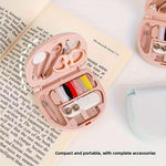 Load image into Gallery viewer, Adorable Pink Sewing Kit: Complete Set with Everything You Need, Compact &amp; Convenient for On-the-Go Fixes
