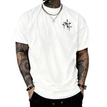 Load image into Gallery viewer, Faith Over Fear Pattern T-shirt for Man High Grade Pure Cotton Short Sleeve Top Summer Male Daily Casual Fashion Breathable Tees
