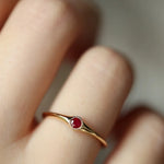 Load image into Gallery viewer, Classic Art Ruby rings for women Slim Stacked Style Light Luxury Retro fine Red Ring Suitable for Daily Wearing Jewelry Gifts
