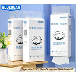 Load image into Gallery viewer, 2 Packs/2000 Sheets of Hanging Pull-down Paper, Thickened Pure Virgin Wood Pulp Surface Paper, for Household Toilet Paper
