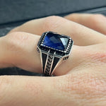 Load image into Gallery viewer, Hot Sale New Fashion Atmospheric Retro Zircon Ring Men's Engagement Jewelry
