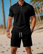 Load image into Gallery viewer, 2026 Men's Short-Sleeved T-Shirt and Sports Shorts Set Casual Sportswear Fashionable Summer
