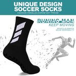 Load image into Gallery viewer, 1 pair of socks football socks men's anti slip hospital yoga anti slip training sports socks
