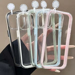 Load image into Gallery viewer, Luxury Candy Color Frame Clear Back Phone Case For iPhone 17 16 15 14 13 12 Pro Max 11 16PLUS 17 Acrylic Shockproof Bumper Cover
