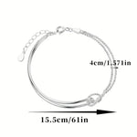 Load image into Gallery viewer, New S925 Silver Minimalist Geometric Collage Bracelet Women's Jewelry Exquisite and Elegant for Birthday and Christmas Gifts
