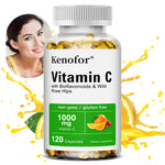 Load image into Gallery viewer, Vitamin C 1000 Mg - with Citrus, Rosehip, Immune Support, Collagen Production, Skin Health, Antioxidant, 120 Capsules
