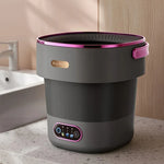 Load image into Gallery viewer, Mini Portable Washer Foldable 15L High-Capacity Spin Basket for Underwear Pants &amp; Socks with Hidden Drainage Pipe
