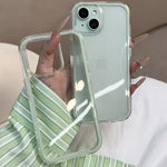 Load image into Gallery viewer, Luxury Candy Color Frame Clear Back Phone Case For iPhone 17 16 15 14 13 12 Pro Max 11 16PLUS 17 Acrylic Shockproof Bumper Cover
