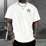 Load image into Gallery viewer, Faith Over Fear Pattern T-shirt for Man High Grade Pure Cotton Short Sleeve Top Summer Male Daily Casual Fashion Breathable Tees
