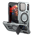Load image into Gallery viewer, Shockproof Armor Case For iPhone 17 Air 16 Plus 15 14 13 12 17 Pro Max For Magsafe Wireless Charging Camera Protection Cover
