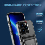 Load image into Gallery viewer, Luxury Transparent Card Slot Holder Wallet Case
