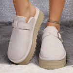 Load image into Gallery viewer, Women Slippers 2025 New Comfortable Indoor Slides Women Retro Warm Plush Lined Shoes Noise-reducing Family Slippers Easy To Wear
