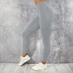 Load image into Gallery viewer, Yoga Fitness Women Leggings High Waist Tights with Pocket Gym Workout Running Stretchy Sexy Butt Liftting Casual Skinny Pants
