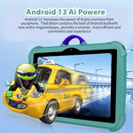 Load image into Gallery viewer, 7 Inch Kids Tablet PC with Android 13 Quad Core 4GB RAM 64GB ROM Educational Learning Children's Favorite Cheap Simple Design
