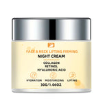 Load image into Gallery viewer, Face &amp; Neck Lifting Firming Night Cream: Firms Face &amp; Neck, Hydrates &amp; Smooths Light Skin. Non-Greasy, Skincare Lovers' Choice
