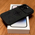 Load image into Gallery viewer, Phone Case For iPhone 11 Cases iPhone 15 16 17 Pro Max 14 13 12 X XS XR Plus Air Creative Compass Pattern Shockproof Soft Cover
