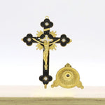 Load image into Gallery viewer, Gold Catholic INRI Budded Wall Crosses Christian Latin Cross Fleuree Prayer Church Decor Hanging Crucifix
