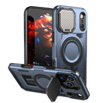 Load image into Gallery viewer, Shockproof Armor Case For iPhone 17 Air 16 Plus 15 14 13 12 17 Pro Max For Magsafe Wireless Charging Camera Protection Cover
