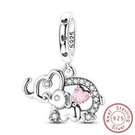 Load image into Gallery viewer, Original 925 Sterling Silver Charms Heart Bead Love Mom Pendant Fit Original Bracelet For Women DIY Jewelry Mother's Day Gift

