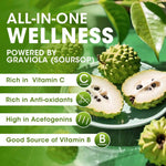 Load image into Gallery viewer, Organic Soursop Graviola Liquid Drops for Natural Antioxidant, Cell Support &amp; Regeneration, Immune Boost, Rich in Multivitamin
